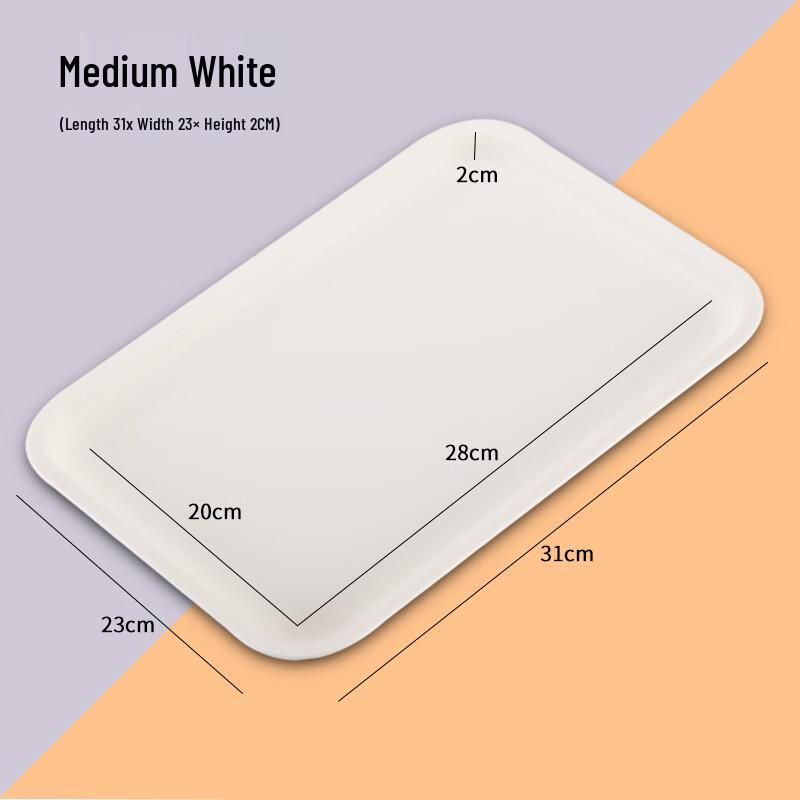 Morona Rectangular Plastic Multipurpose Trays