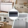 Practical Pedal Activated Rubbish Drawer Handle Free Opener Antislip Foot Pull Metal Texture for Cabinets and Doors