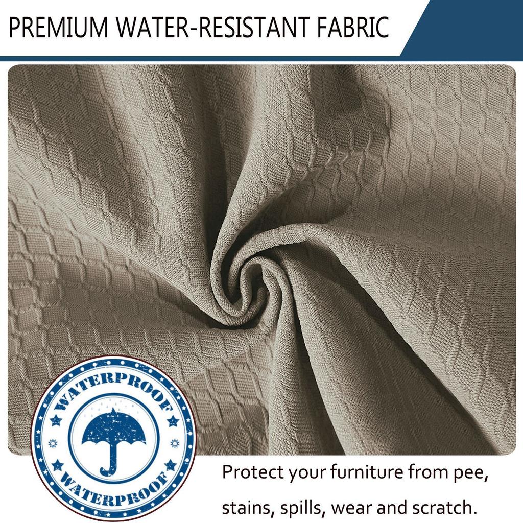 Small Rhombus Jacquard Waterproof Chair Cushion Cover Universal Chair Cover for All Seasons Home Chair Cover