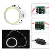 AUTOYUZU COB Squid Ring, LED Car Daylight, Fog Lamp, Headlamp, Cover Included, Ballast, Non-Polarized,
