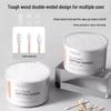 Makeup Remover Double-Headed Cotton Swabs - Wooden Sticks, Round & Pointed Tips, Disposable & Sanitary for Ear Cleaning