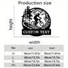 Custom Metal Sign Mountain Bike Silhouette Outdoor Home Kitchen Wall Decor Holiday Gift