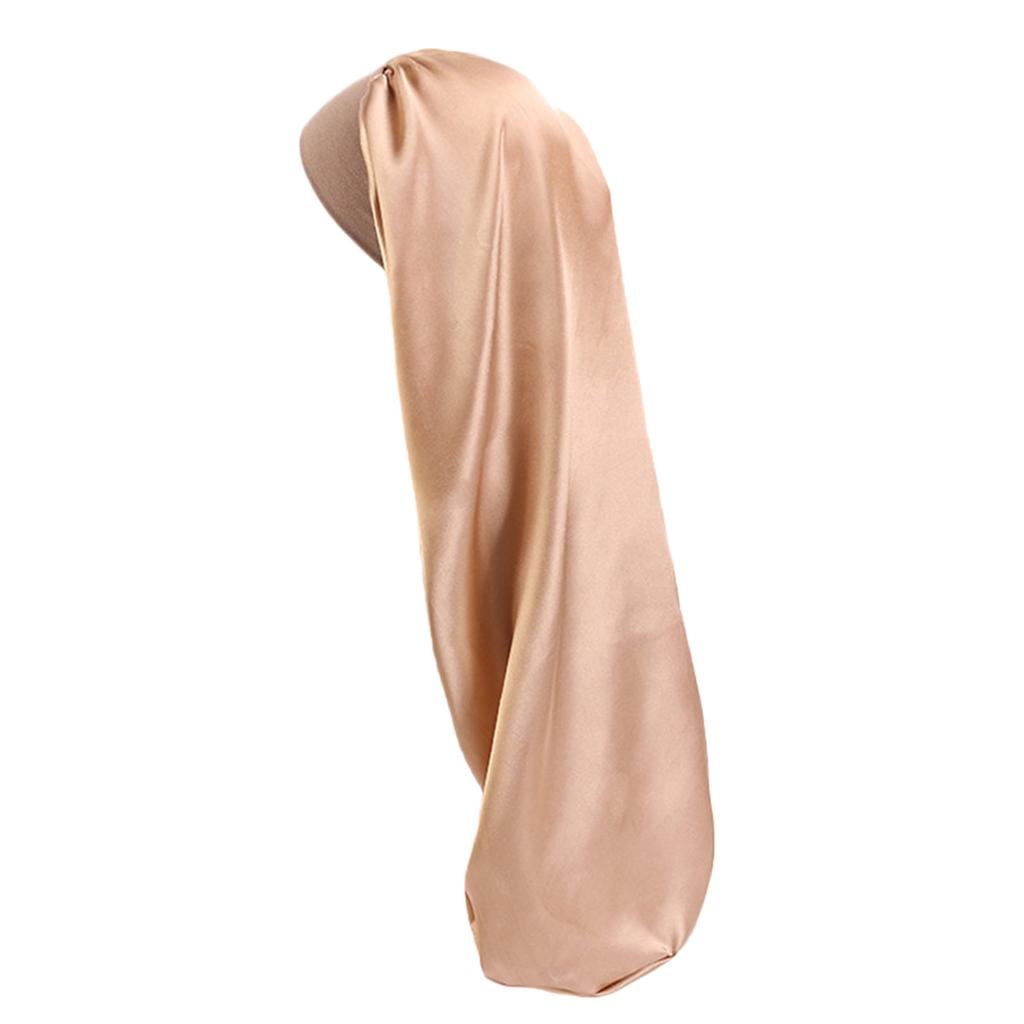 Satin Sleep Cap Large Double-Sided  Sleep Bonnet Hair Bonnet Cap