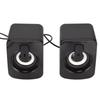A2 Mini Computer Speaker Stereo Clear Bass Less Distortion USB Powered Wired Small Speaker for for Desktop PC Laptop