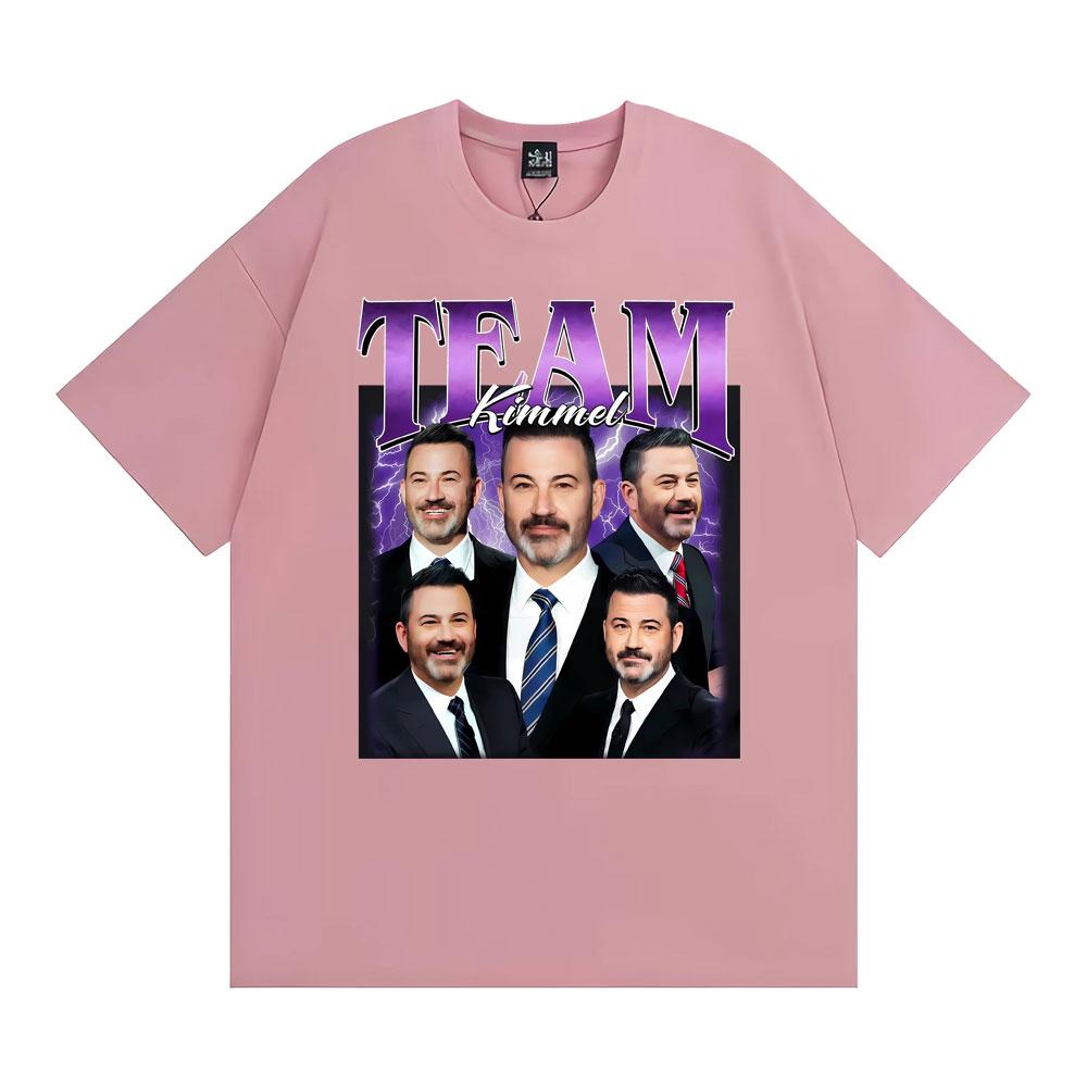 Team Kimmel Vintage James Christian Kimmel Tee Shirt Men Women Fashion Summer T-shirt High Quality Oversized T Shirts Streetwear