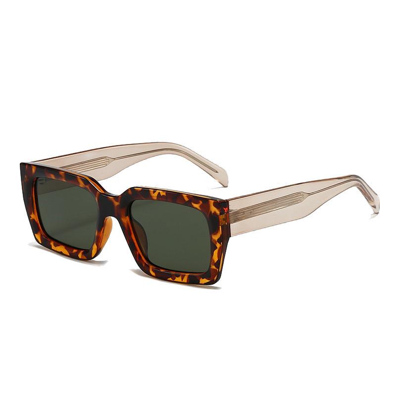 Minimalist Black Square Sunglasses With Uv400 Polarized Tac Lenses For Fashion And Outdoor Activities