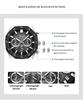 CURREN 8489 Men's Waterproof Six-Hand Quartz Sports Watch with Calendar Strap