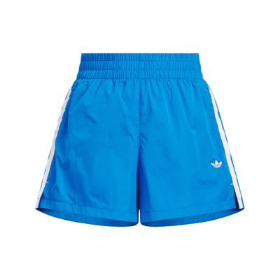 Originals 3-Stripes Woven Shorts Comfortable Versatile Fashionable Soft Sports Shorts Women Shorts Bird-Feather-Blue KF0320