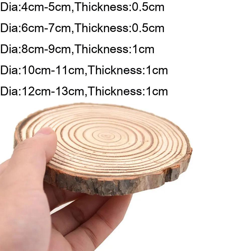 Round Tea Coffee Kitchen Accessaries Home Decor Table Decoration Wood Coasters Cup Pad Mug Mat