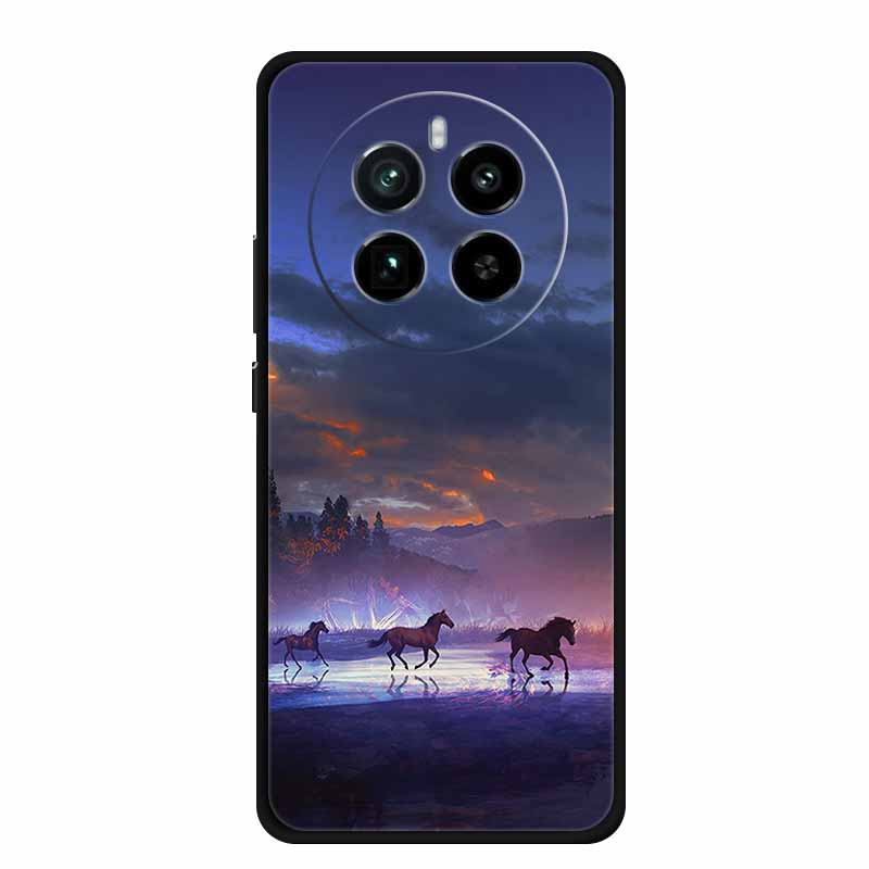 For Realme 12 4G Back Cover Case 6.67" Fashion Marble Black Silicone Soft Phone Case For Realme 13 4G 12 Pro Plus Case Realme12