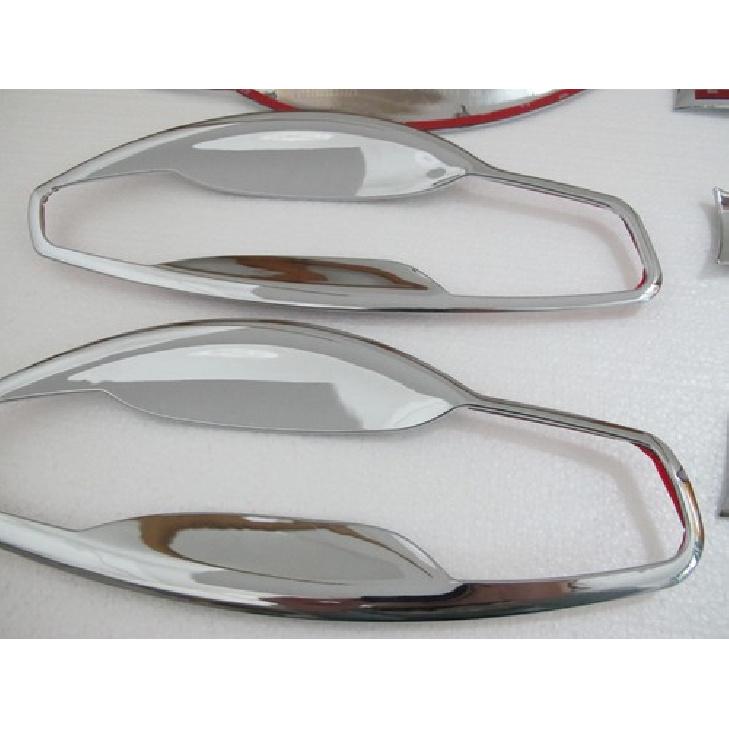 Chrome Door Handle Bowl Cup Cover Trim for 2013-2018 Hyundai Santa Fe IX45 8pcs