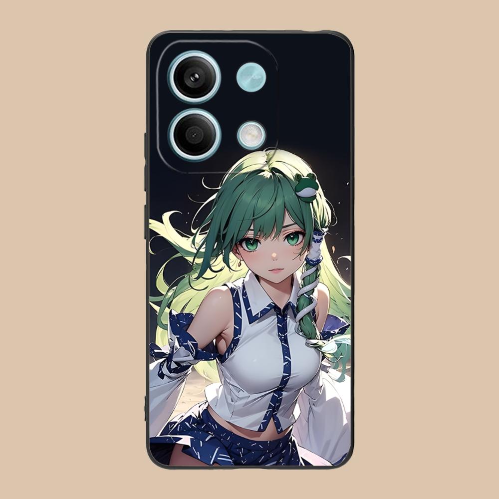 Touhou Kochiya Sanae Mobile Phone Case for Xiaomi 15 14 13 12 Mi 11 T Ultra Lite Pro S X 5G Colour Printing Cover Luxury