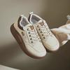 Fashion women's shoes leather sports shoes women's platform 2025 new soft-soled non-slip versatile small casual shoes single shoes