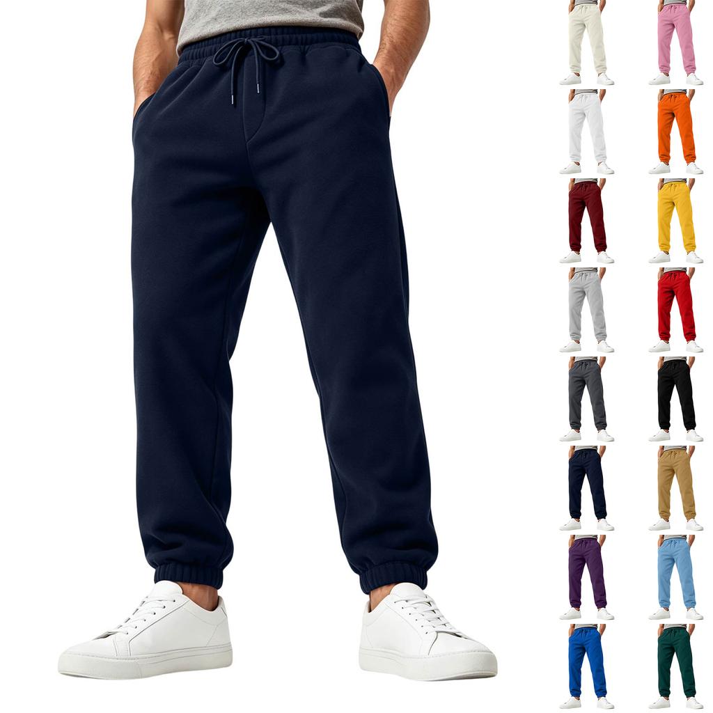 Pantaloni della tuta casual da uomo a vestibilità larga per l'uso quotidiano