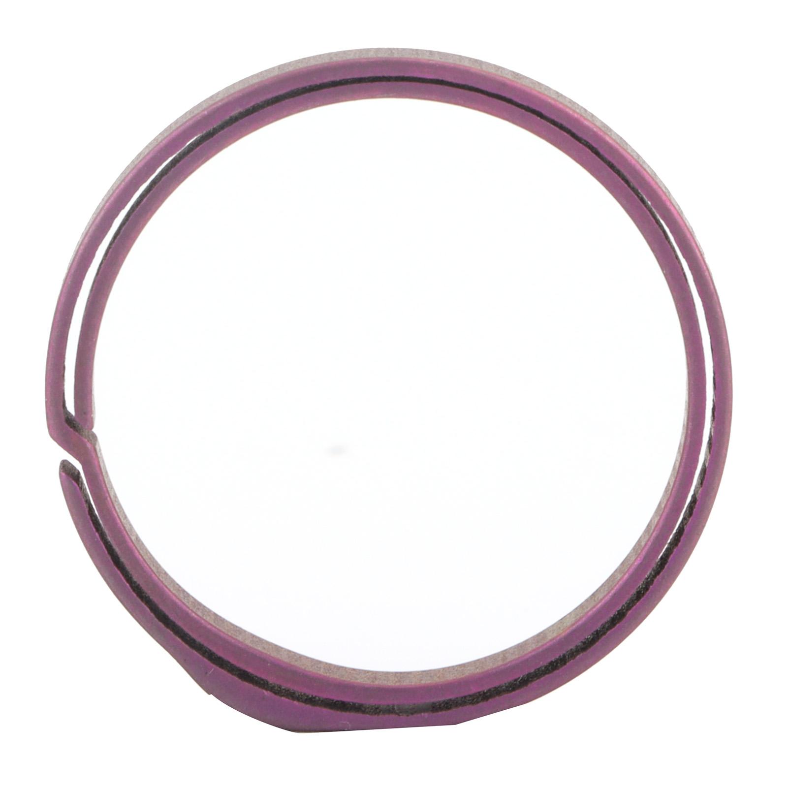 

26 мм Титановый сплав Кольцо для ключей Боковое нажатие Брелок Открытый Маленький инструмент Брелок Аксессуары(фиолетовый )