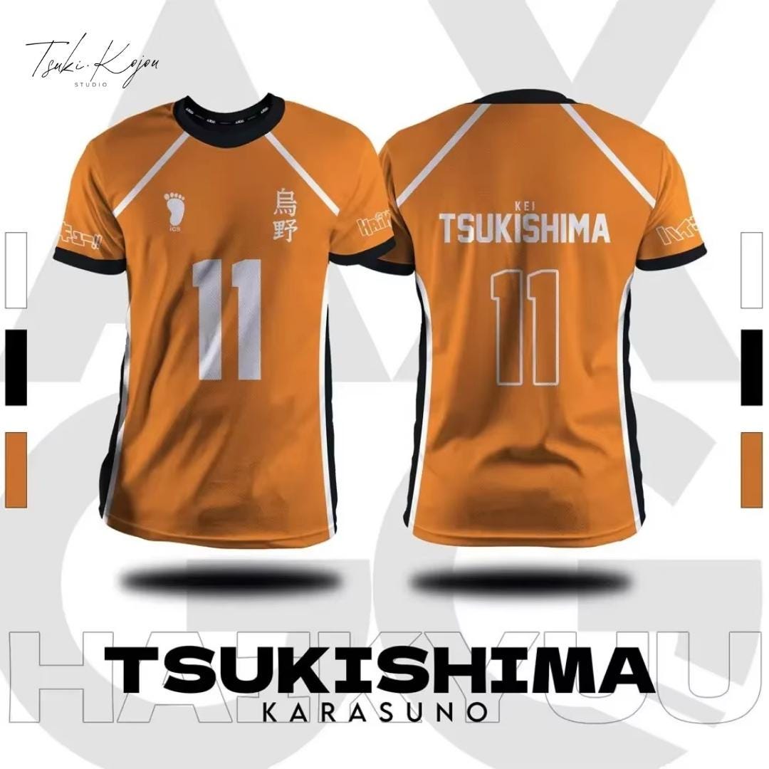Anime Haikyuu Trikot Karasuno Oberschule Volleyballuniform Hinata Shoyo Nr. 10 Cosplay Kostüm Sportbekleidung Orange T-Shirt Herren 130 orange