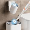 Automatic Spin Toilet Scrubber Motorized Toilet Brush Wall Mounted Design Replaceable Brush Head for Deep Cleaning