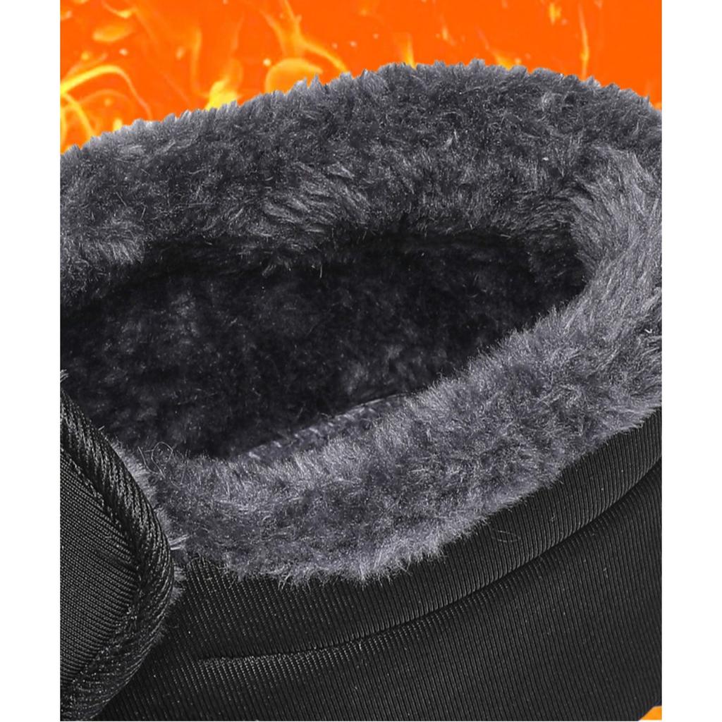 Pantofi pentru bărbați, Pantofi din bumbac, Cizme din bumbac, Grosime de catifea, Cizme pentru bărbați, Pantofi călduroși, Cizme de zăpadă, Cizme scurte