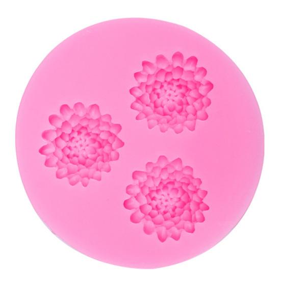 

Форма для выпечки 3 полости DIY ручная работа шишка подсолнух цветок свеча форма