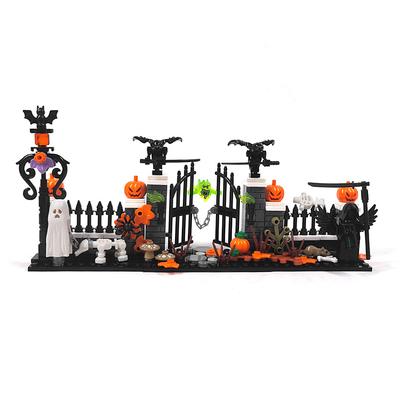 Dekoracja Halloweenowa Budowla Cmentarz Ulica Ornament Duch Żniwiarz Zabawka