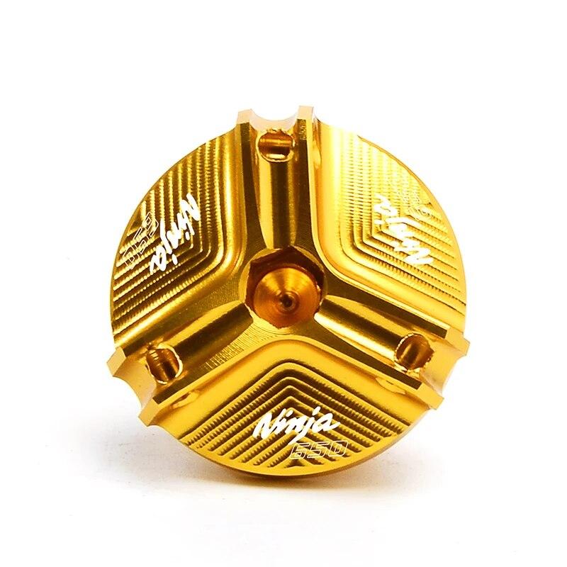 For Kawasaki NINJA 650 NIINJA650 -2023 Accessories Motorcycle Front & Rear Brake Fluid Reservoir Cover Engine Oil Filler Cap