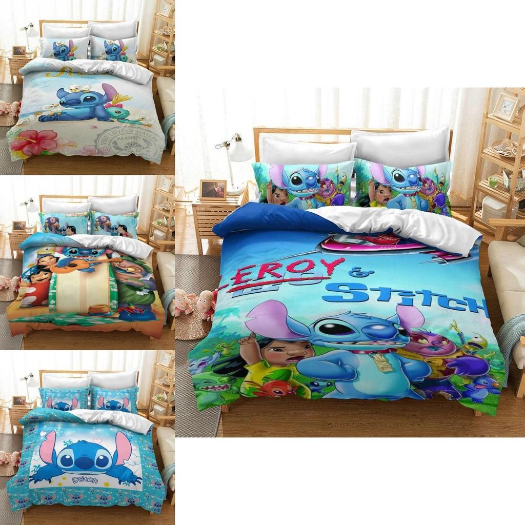 Lilo Stitch Bedding Set Featuring Charming 3d Stitch Print For Kids Room Decor