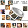 Cartoon Cat Stickers: 500 Sheets/Roll for DIY Journals, Decoration, Envelope Sealing.