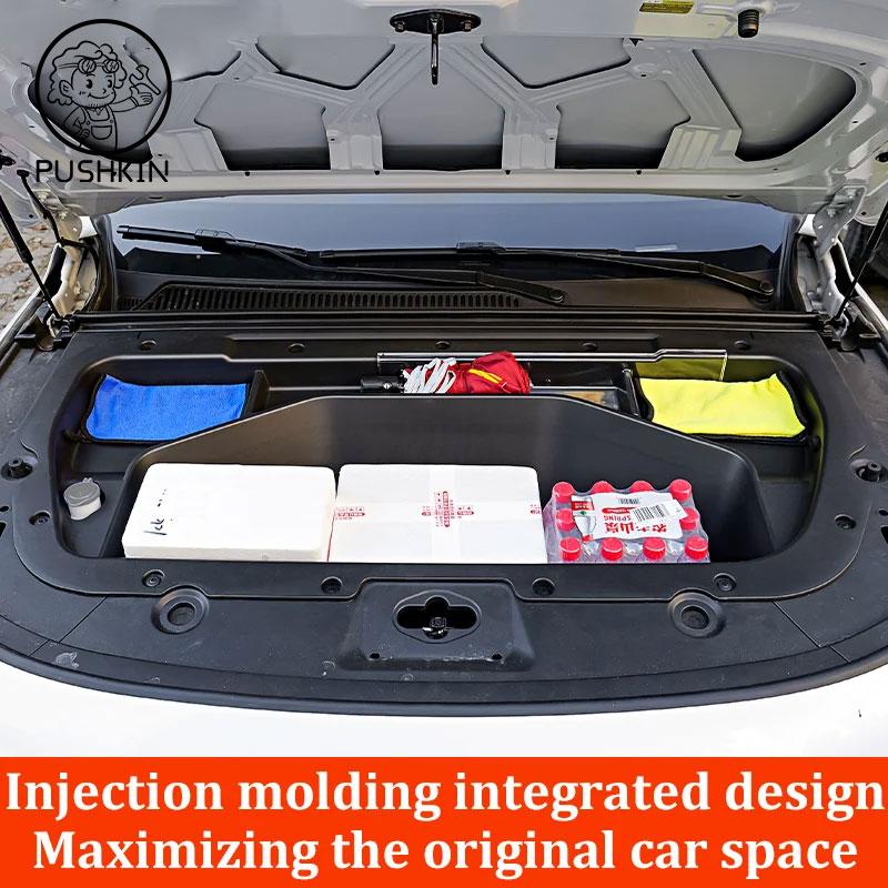 For Leapmotor C10 EV 2024 2025Newest Car Front Trunk Storage Box Front Trunk Organizer engine hood storage box Auto Accessories