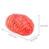 1Pc Halloween Prop Bloody Scary Fake Organ Human Realistic-looking Brain Body Parts for Halloween Party Accessories Dark Red