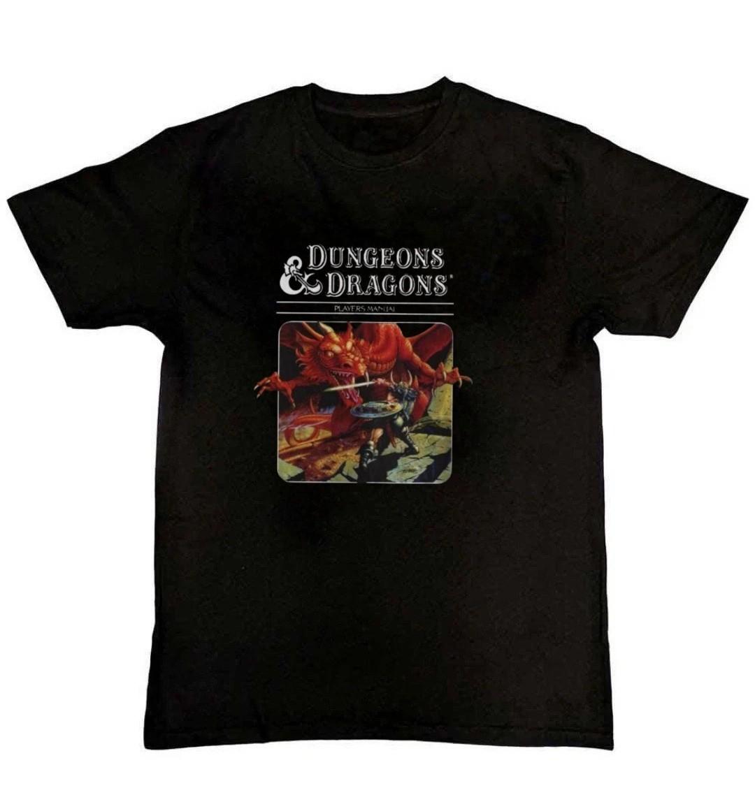 Dungeons & Dragons Players Manual Print T-Shirt M