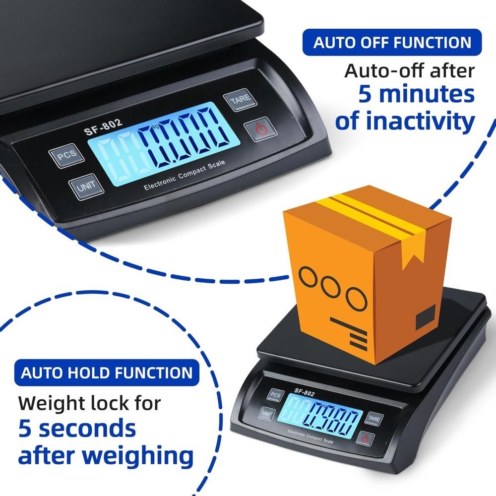 Digital Kitchen Scale 30kg/1kg Accurate LCD Electronic Scale for Baking and Cooking Stainless Steel Bread Food Scale