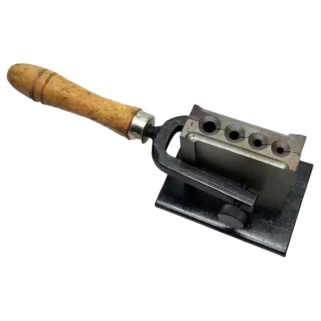 Reversible Schmuckbarrenform 4 Lochgröße Gießen Metalltiegelform Gussbarrenform zum Schmelzen Gießen Raffinieren von Metallen