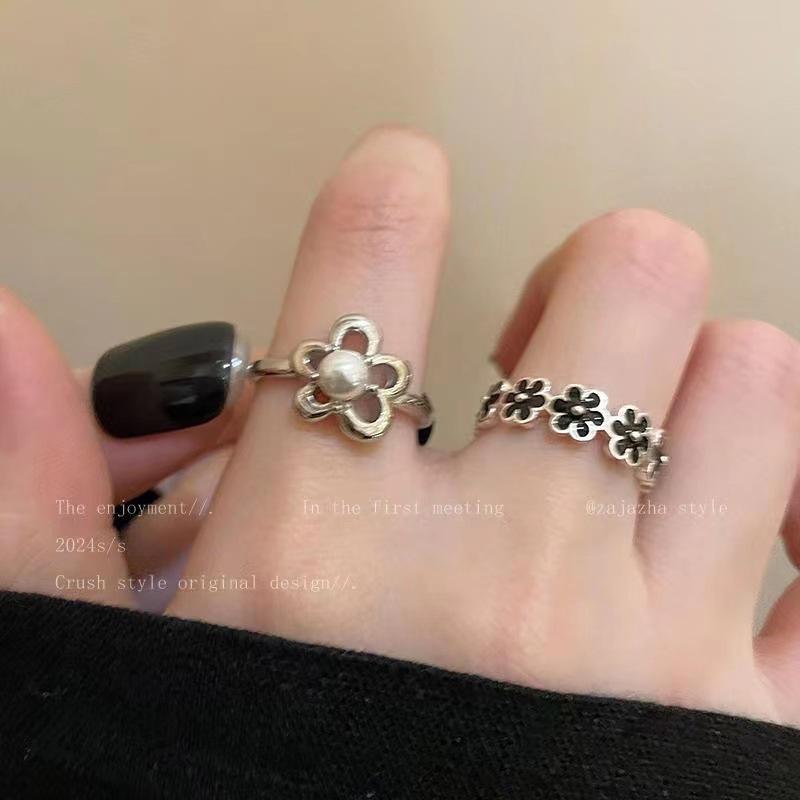 Korean Style Simple Ribbon Bowknot Ring for Women's Fashion Personalized Open Index Sweet Bow Finger Ring Y2K Jewelry Gift Party