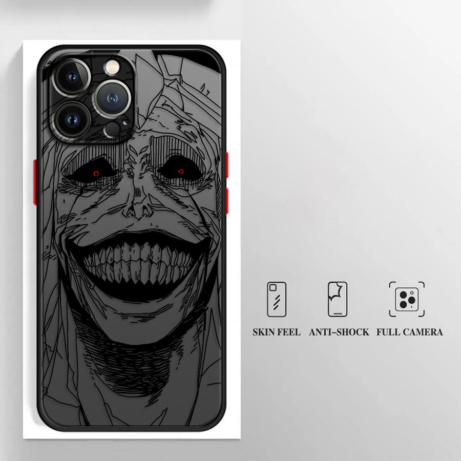 Anime Sukuna Jujutsus Kaisen Soft Cover Case for iPhone 11 8 7 SE XR 15 Pro MAX XS 13 Mini 11 Plus 14 12 16 16 Plus 14Pro 12Pro