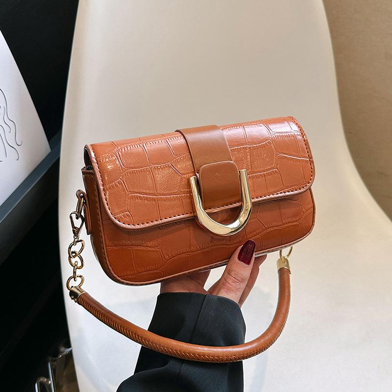 

Маленькая сумка через плечо женская сумка advanced sense simple temperament маленькая квадратная сумка универсальная маленькая сумка 2024 новая сумка через плечо коричневый