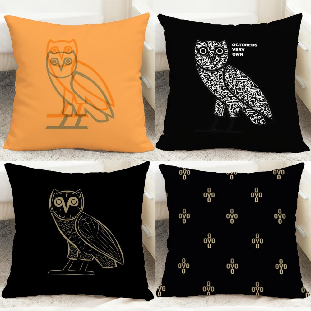 Luxury O-OvO O-OWLS Cushion Cover Comfortable Reversible Pillow Cover Ideal for Car Sofa Bedroom & Beyond
