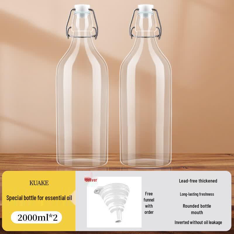 Food Grade Sealed Glass Sesame Oil Bottle
