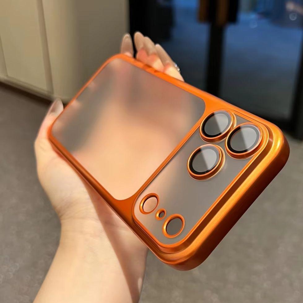 Official Plating UV Frosted Case For iPhone 17 Air 16 15 14 13 12 Pro Max 17Pro Luxury Rugged PC Armor Translunt Coque Funda