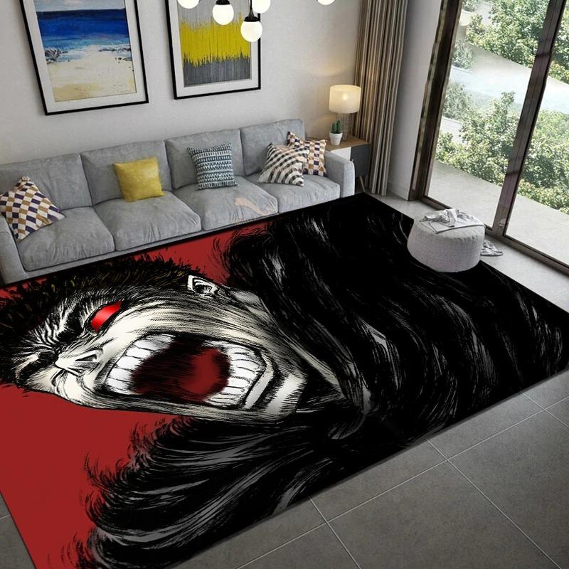 Japanese Anime Pattern Carpet for Living Room Bedroom Sofa Kitchen Bathroom Doormat Non-slip Floor Mat Gift Home Decor Soft Rug