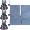 The Nightmare Before Christmas Halloween Princess Dress With Bow And Bag For Girls Age 3 To 8