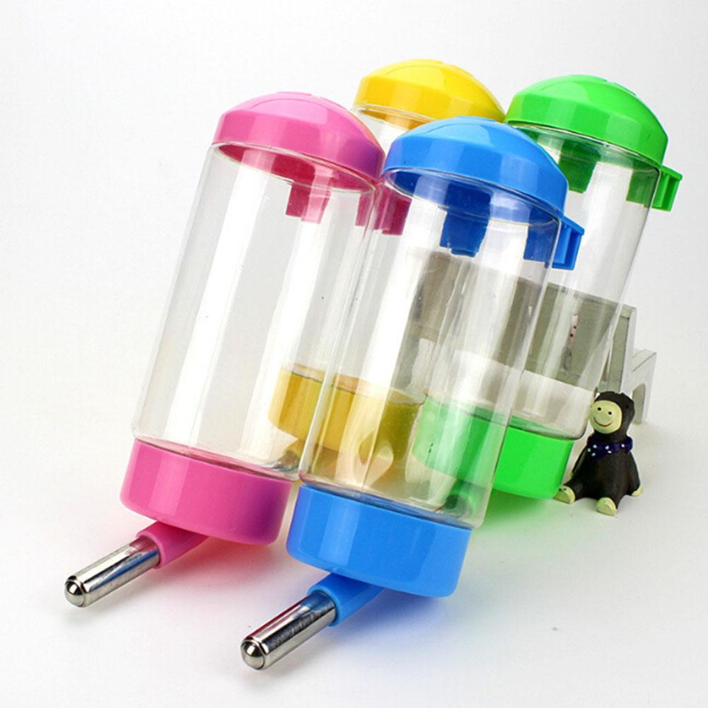 Hamster Drinker Water Bottle Dispenser Feeder Hanging Pet Dog Guinea Pig Squirrel Rabbit Drinking Head Pipe Fountain
