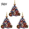 Festive Party Decor Christmas Acrylic Hanging Ornament, Glowing Tree for Window Eye Catching Ornament Wall, Holiday Decoration, Indoor Outdoor