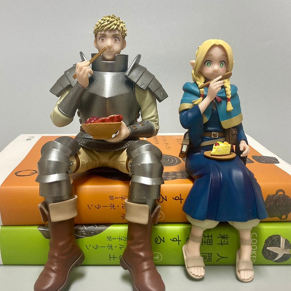 14cm Good Smile Original Delicious In Dungeon GSC Meshi Marcille Laios Raiosu Anime Action Figure Noodle Stopper Model Toys Gift