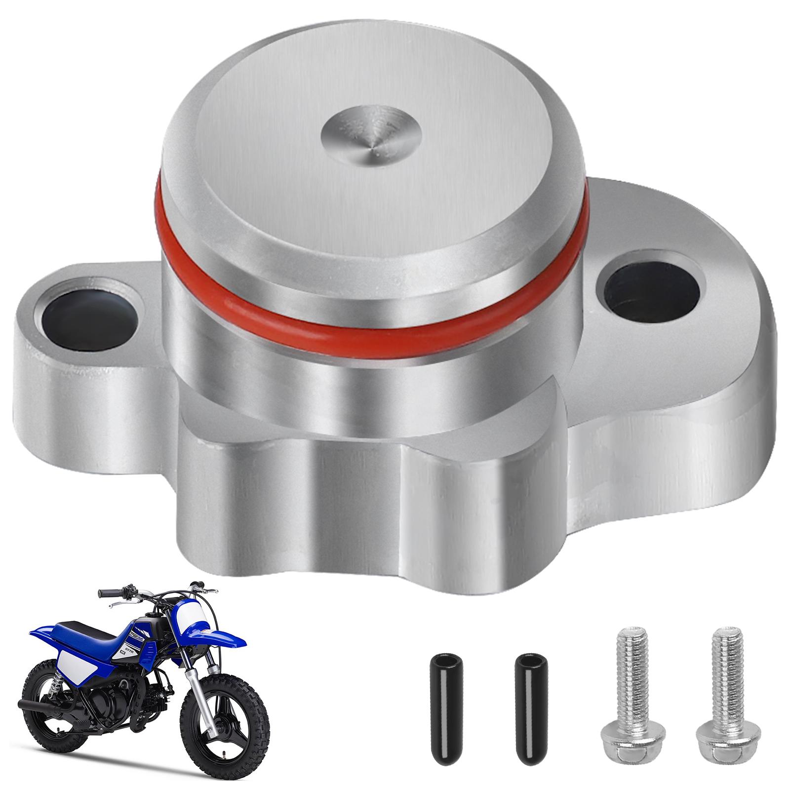 

Motorcycle Oil Pump Plug Cover Kit With Plug Cover O-Ring & 2Pcs Mounting Bolts Port Cap for Yamaha PW50 PW80 Y-Zinger 1981-2026