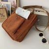 1 Pcs New Corduroy Handbag Simple Student Simple Art Large Capacity Retro Single Shoulder Crossbody Bag