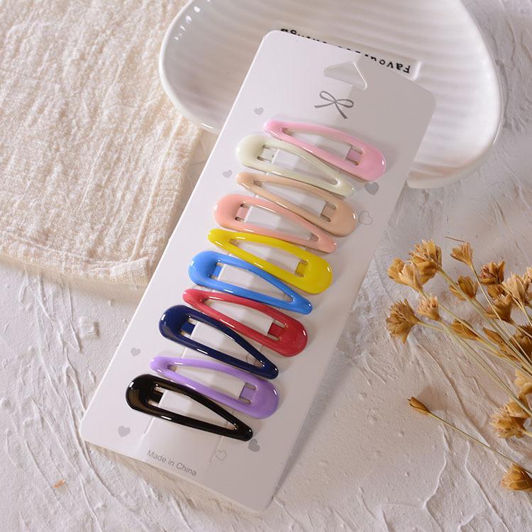 1Set Cute Candy Colors Dripping Hairpins BB Clip Girls Children Hair Clip Pin Barrette Accessories Women Kids Hairgrip Headdress