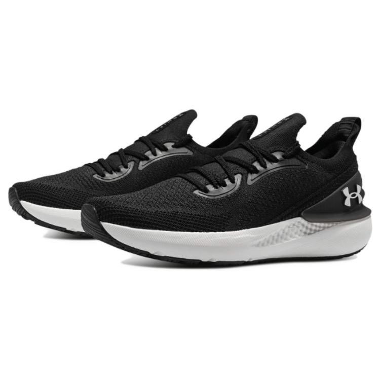 Under Armour Shift Comfortable Fabric Low Top Running Shoes Men Sneakers Black White 3027776-001