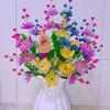 Simulated Plated Phoenix Flower Jewelry: Artificial Strawberry Leaves Headdress Beading Accessories