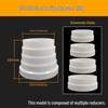 Plastic Range Hood Exhaust Pipe Reducer Adapter