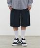 DECET Cotton 2Pleats Shorts Dcpt041Navy